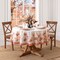 Threadmade Home Autumn Blooms Oval Tablecloth, Multicolor - 60"W x 84"L Oval